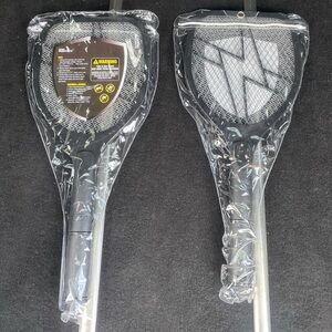 Electric Bug Zapper Racket - Black Battery Operated